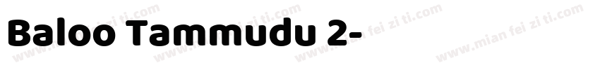 Baloo Tammudu 2字体转换